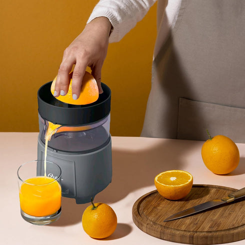 Oster Electric Citrus Juicer, High-Performance Silver 75 Watt Motor for Oranges and Lemons