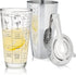 True 3-Piece Barware Set for Mixed Drinks and Cold Brew Cocktails, Includes