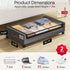 2Pack Blankets(30.71 16.93 6.69 Yecaye Under Bed Storage with Wheels, Under Bed Storage Containers, Underbed Shoe