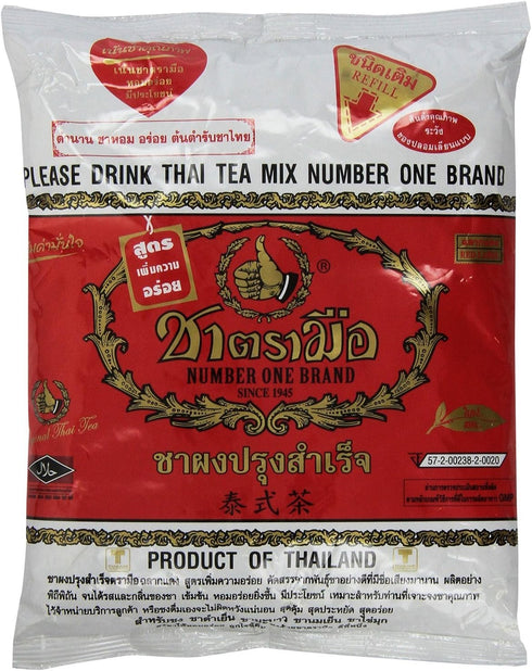 Original Thai Iced Tea Mix, 400g, Stainless Steel Filter, Traditional Thai Style