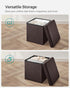 15 Inches 660 lb, ULSF10B SONGMICS MAZIE Collection - Ottoman with Storage, Footstool, Storage Ottoman, Load for Dorm