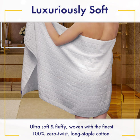 700 Set (6 30 16 100% Alusa Home Ultra Soft & Stylish GSM Luxury Hand Towel Pieces - x in.) - Zero-Twist, Long-Staple