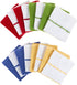 Kitchen Dish Set of 16 - 100% Cotton Wash Cloths, Waffle Weave in 4 Colors for Cleaning by BH