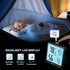 DOQAUS Room Thermometer Hygrometer, Digital Indoor Thermometer with Backlight, Large Screen Temperature Monitor