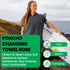 COR Surf Poncho Changing Towel Robe with Hood and Front Pocket | Thick Quick Dry Microfiber Wetsuit Poncho Towel