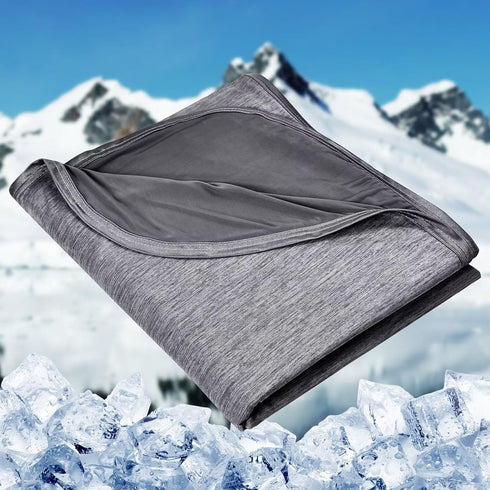HOMFINE Cooling Blankets for Hot Sleepers - Summer Blanket Thin Lightweight Breathable