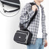 Amersun Insulated Lunch Box for Men, Black - Sturdy Bag with 2 Pockets & Padded Liner for Food Travel