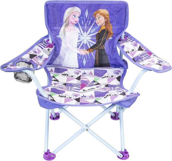 Disney Frozen Kids Chair Foldable for Camping, Sports or Patio with Carry