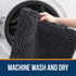 OLANLY Bathroom Rugs 47x20, Extra Soft Absorbent Chenille Bath Mats, Non-Slip, Machine Washable for Bathroom Floor
