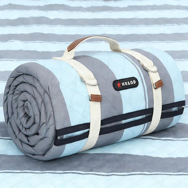 HX&OD Extra Large Picnic Outdoor Blanket, 80x60 Waterproof Picnic Mat Foldable Camping Blanket
