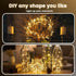 15 Pack 7Ft 20 DomeStar Fairy Lights Battery Operated, LED Waterproof String Lights Wire Firefly Starry Moon Light