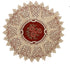 Simhomsen Set of 4 Small Mini Lace Table Doilies - Round 12 inch, Victorian Style and Vintage Look