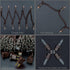 YULETIME Clear Christmas Lights with Brown Wire, 66 Feet 200 Count, Pack of 2 Sets 33 Ft Mini Light Set