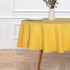 sancua 60 Inch Round Tablecloth - Water Resistant, Washable Polyester Table Cover for Dining, Buffet, Camping, Yellow