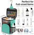 Original Shower Caddy for College Dorms - Large Capacity Travel Organizer Bag, Quick Dry, Water Resistant, Aqua