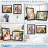 Icona Bay 8x10 Black Picture Frame, Beautifully Detailed Molding, Contemporary Set for Wall Mount or Table Top