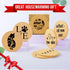 Cegkuc Set 6, 4" Coasters for Drinks with Holder of Cat Paw Coaster for New Home Couples House Warming Gifts Absorbent