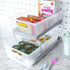 2 madesmart Tier Organizer, Under Cabinet Storage with Pull Out Sliding Drawers, for Cleaning Supplies, Pantry