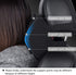 Memory Foam Car Neck Pillow - Soft Leather Headrest for Driving Home Office, Black (1PC)