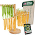Purewood Premium Collapsible Pasta Drying Rack, Wooden Noodle Dryer Stand for Fresh Pasta,