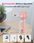 Handheld Mini Portable Fan, USB Rechargeable Battery Fan, 3 Speeds Personal Cooling Fan for Travel, Indoor Outdoor -