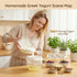 LZLOOK 2 Greek Yogurt Strainer | QT Ultra-Fine Mesh Filter with Spring Press | Yogurt, Kefir, Nut Milk & Soy Milk