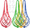 Ranjaner 4pcs Chicken Vegetable Hanging Feeder Polyester Chicken Vegetable String Bag with Metal