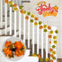 13.6FT 35LED SUNSGNE Fall Lights Thanksgiving String Lights, Orange Yellow Green Maple Leaf String Lights
