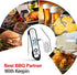 Digital Meat Food Thermometer - Instant Read Cooking Thermometer, Backlight, Built-in Magnet, Foldable Probe