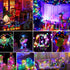 pozzolanas 8 Pack 7ft 20 Multicolor Battery Operated String Lights - Waterproof Fairy Lights with LEDs for Home, Mason