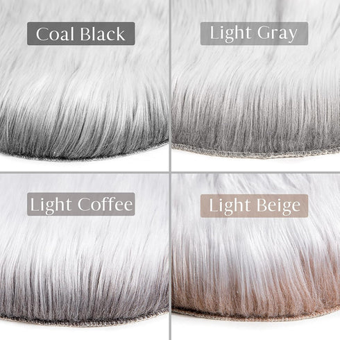 3 5 Ashler faux fur rug, Fluffy Shaggy Area Rug Ultra Soft x Feet Rectangle Fur Rug Frosted Bottom Gray Fuzzy Rug