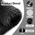 5x8,Black Shag Area Rug for Bedroom Fluffy Area Rugs for Living Room,Soft Fuzzy Rug Non-Shedding Indoor Plush Carpet