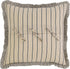 VHC Brands Farmhouse Bedding-Sawyer Mill Tan Fabric Euro Sham, 26x26 (Dark Creme White)