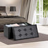 30 Inches 15" 30" 15" LEMY Folding Ottoman Storage Bench, Foot Rest Stool with Wooden Divider&Large Storage Space