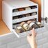 24-Bottle 104 YouCopia SpiceStack Adjustable Spice Rack Organizer, Pull-Down Seasonings and Spices Holder for Kitchen