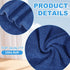 Keith Lun 6 Pack 100% 12x12Inch Cotton Wash Cloth, Highly Absorbent and Soft Feel Fingertip Towels, Machine Washable