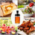 MIUPOO Honey Jar with Spoon Cover,Wave Non slip Design Glass Honey Bottle Stir Stick,Transparent of Honey