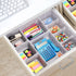 Welaxy Drawer Organizer Trays with 9 Compartments, Multi-Purpose Storage Box for Home Office Desk Closet Bathroom