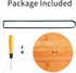 TIEYIPIN Paper Towel Holder, Countertop Roll Stand with Anti-Skid Bamboo Base for Kitchen and Table