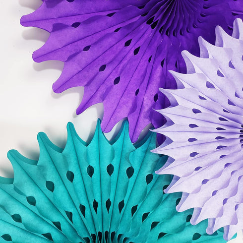 Mermaid Birthday Party Decorations Teal Purple / Wonderland Frozen Party Supplies / Under The Sea Decorations