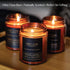 Craft & Kin Fall Scented Candle for Men, Premium English Leather Candle, All-Natural Scent for Home, 8oz, 45-Hour Burn