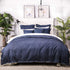 Elegant Life Home 100% Cotton Washed Pillow Case, Soft Denim Standard Pillow Sham, 20'' x 26'', Dark Blue