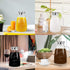 68oz Aofmee Glass Pitcher with Lid, Water Pitcher with Handle and Precise Scale Line, Stainless Steel Iced Tea Carafe