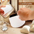 Plastic Bench Scraper for Baking - 2 White Bowl Scrapers, Flexible Food Safe Dough Cutter