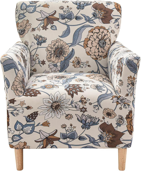 CRFATOP Stretch Modern Banquet Armchair Slipcover 1-Piece Accent Chair Covers with Arms