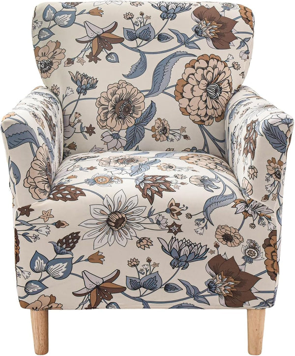 CRFATOP Stretch Modern Banquet Armchair Slipcover 1-Piece Accent Chair Covers with Arms
