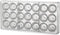 Fat Daddio's PCM-1704 Polycarbonate Spiral Cone Candy & Chocolate Mold, 11 x 5.25 Inch, Translucent