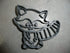 BABY RACCOON CUB WOODS FOREST ANIMAL COOKIE CUTTER, MADE IN USA