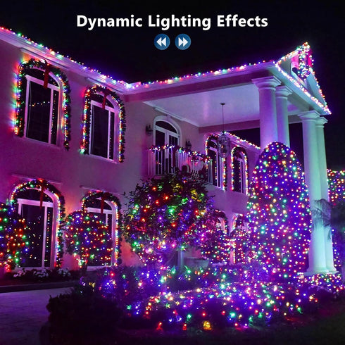 33FT 100 Dimmable 4th BrizLabs RGB Color Changing String Lights, LED Red White Blue String Lights with Remote, July