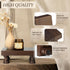 Counter EOSAHR Decorative Display Risers for Farmhouse Decor - Acacia Wood Risers Display Stands for Bathroom Organizer